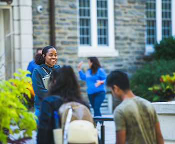 Students at Abington Campus