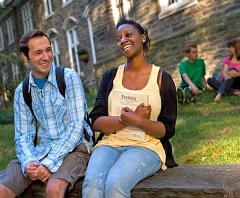 Nursing students at Abington Campus