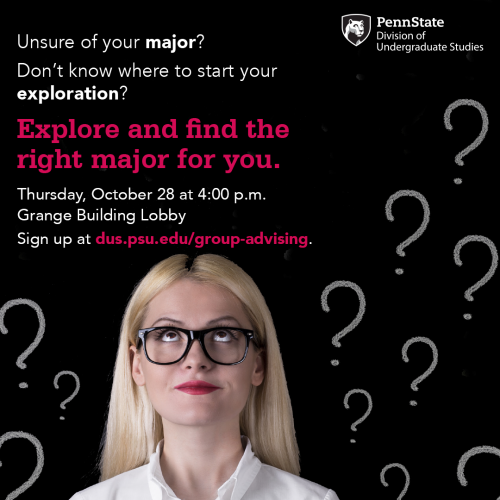 Sign Up for "Explore and Find the Right Major for You" Workshop