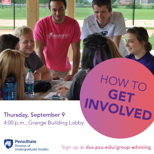 Sign Up for "How to Get Involved" Workshop