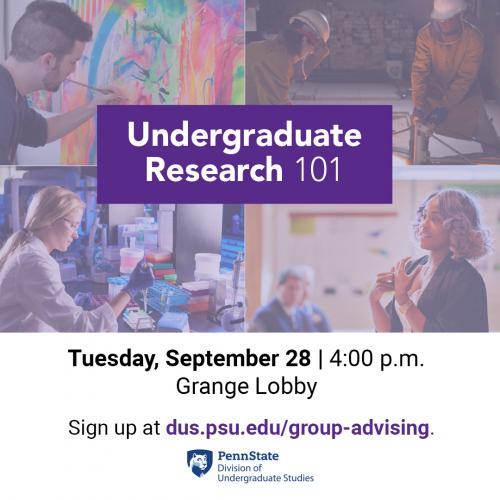 Undergraduate Research 101