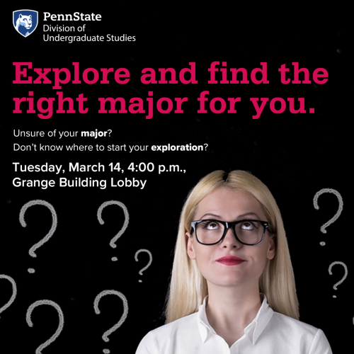"Explore and Find the Right Major for You" Group Advising Workshop