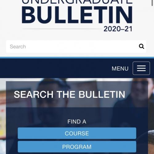 Explore the Penn State Bulletin