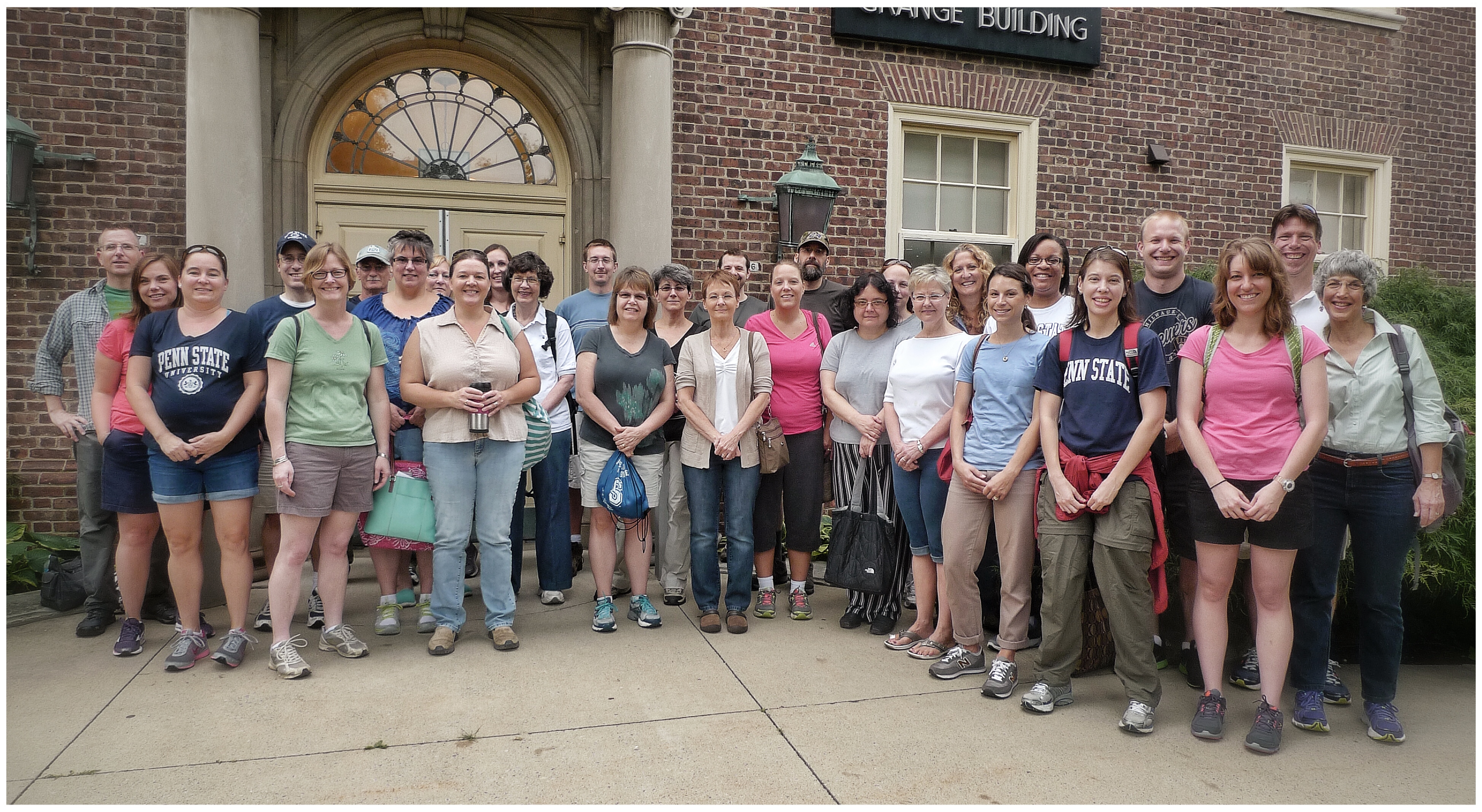 Division of Undergraduate Studies staff photo before the staff retreat, September 5, 2014.